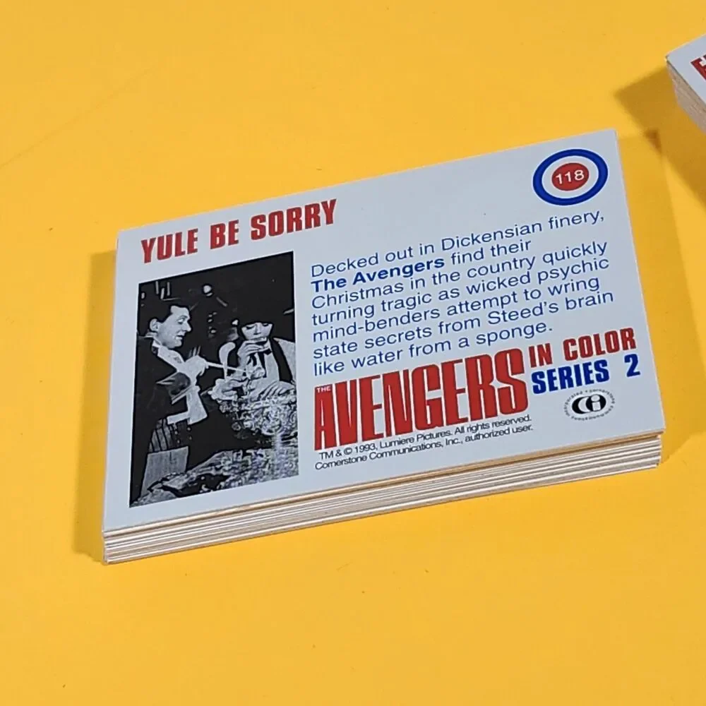 54 The Avengers in Color Series 2 Trading Cards 1993 Cornerstone Emma Peel